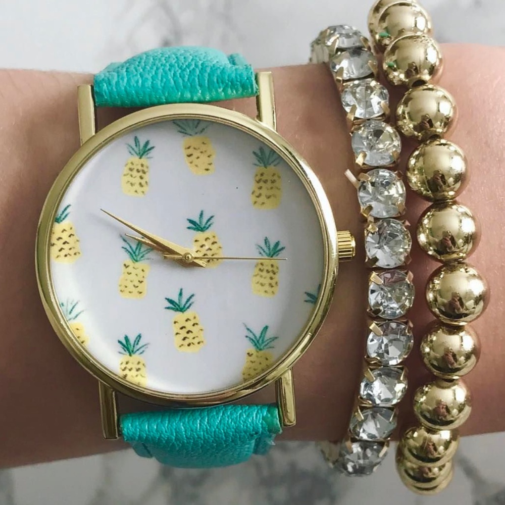 Mint Pineapple Watch